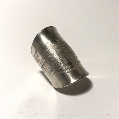 「つぼ」  Spoon Ring　No.3267　17号