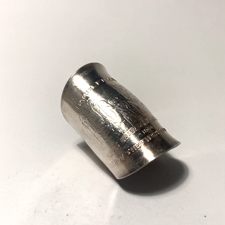 「つぼ」  Spoon Ring　No.3268　15号