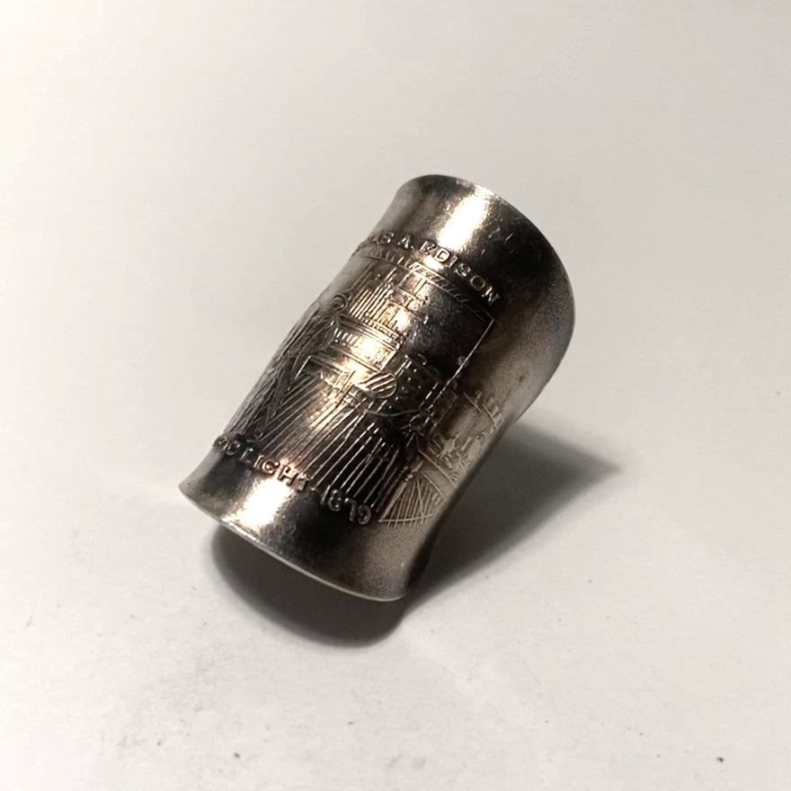 「つぼ」  Spoon Ring　No.3269　17号