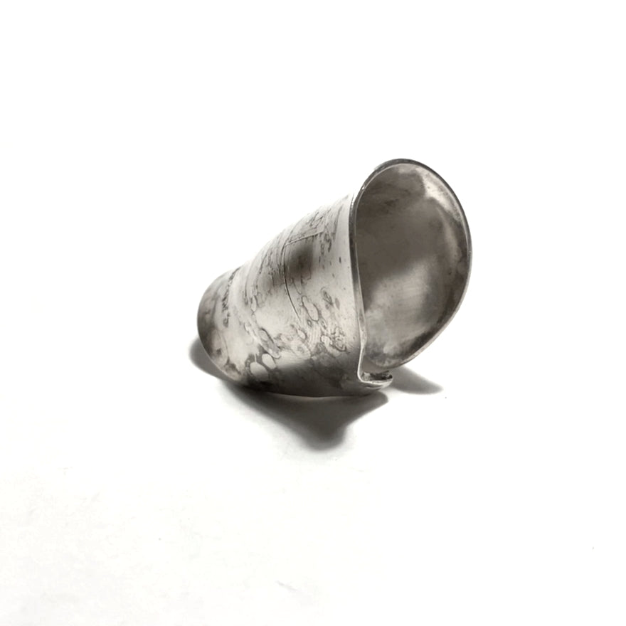 「つぼ」 Spoon Ring　No.3488　20号