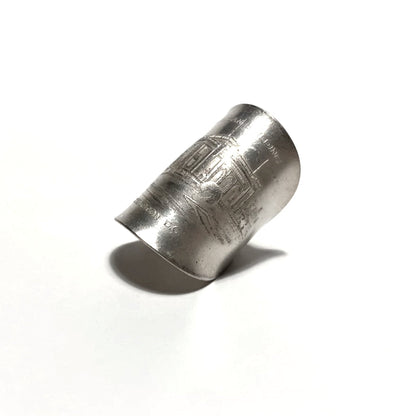 「つぼ」 Spoon Ring　No.3532　18号