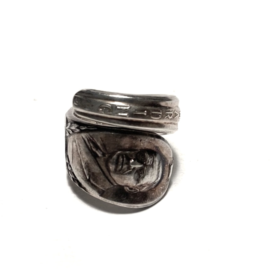 President Spoon Ring　　No. 3879　15号　Warren Harding