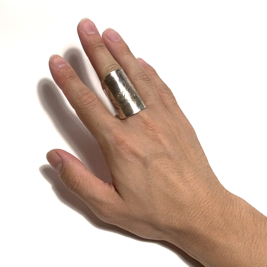 「つぼ」 Spoon Ring　No.4660　21号