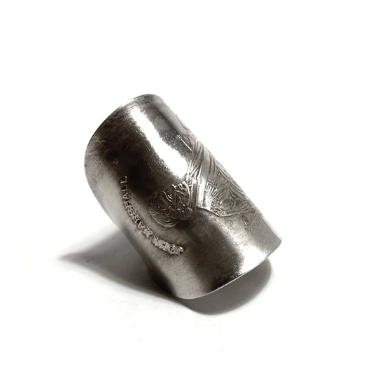 「つぼ」 Spoon Ring　No.4660　21号