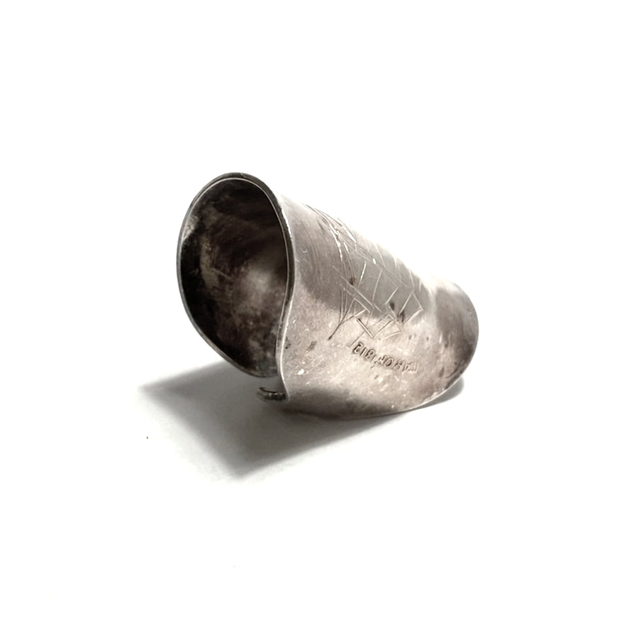 「つぼ」 Spoon Ring　No.4661　20号