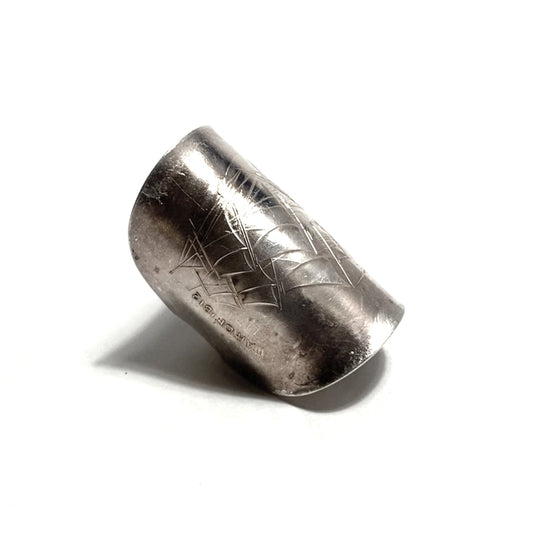 「つぼ」 Spoon Ring　No.4661　20号