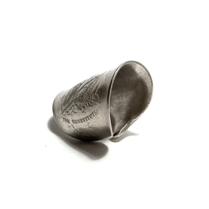 「つぼ」 Spoon Ring　No.4662　19号