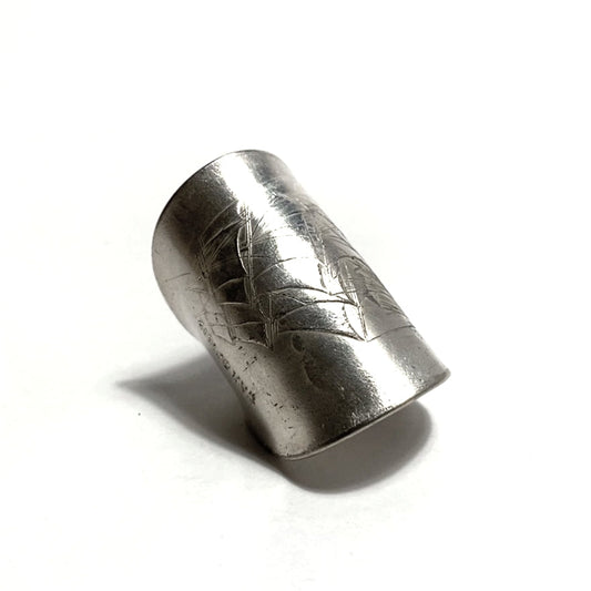 「つぼ」 Spoon Ring　No.4662　19号