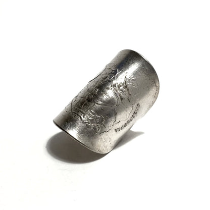 「つぼ」 Spoon Ring　No.4663　17号