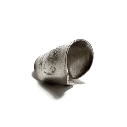 「つぼ」 Spoon Ring　No.4663　17号