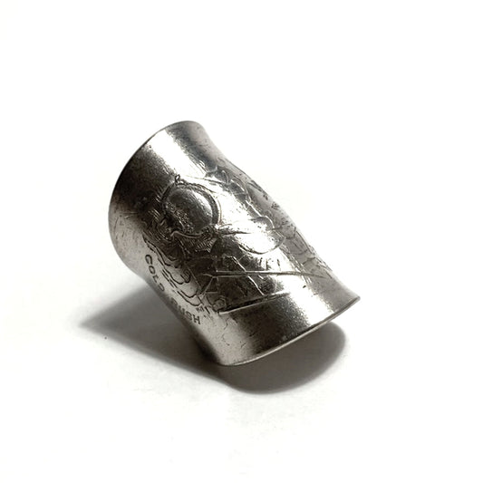 「つぼ」 Spoon Ring　No.4663　17号