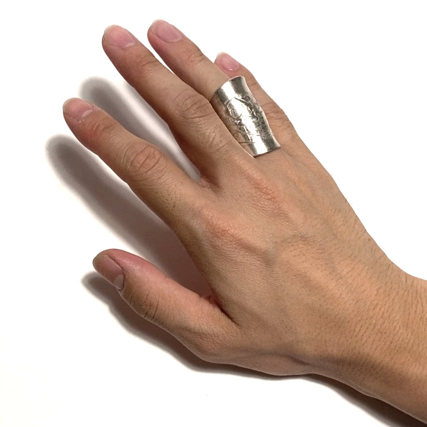 「つぼ」 Spoon Ring　No.4663　17号