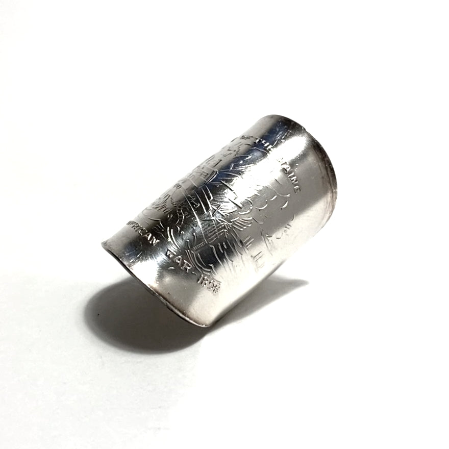 「つぼ」 Spoon Ring　No.4664　17号