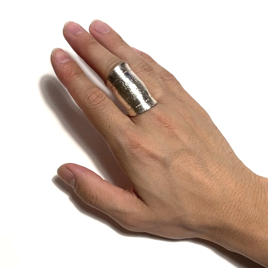 「つぼ」 Spoon Ring　No.4664　17号