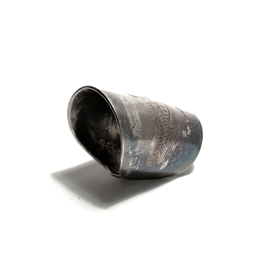 「つぼ」 Spoon Ring　No.4665　19号