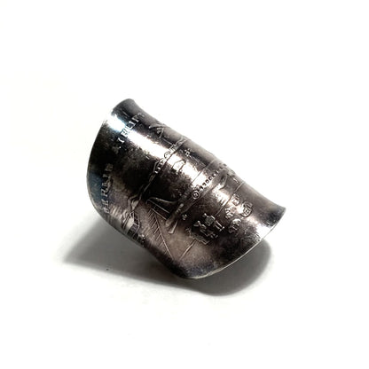 「つぼ」 Spoon Ring　No.4666　19号
