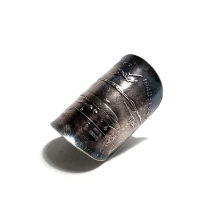 「つぼ」 Spoon Ring　No.4666　19号