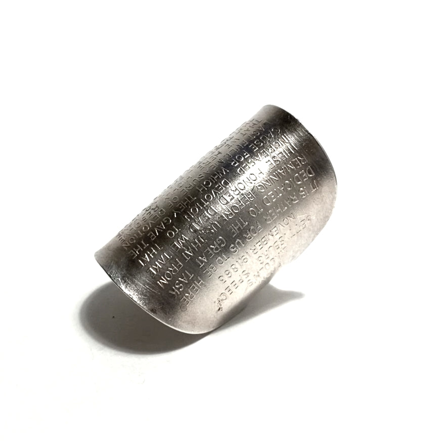 「つぼ」 Spoon Ring　No.4668　19号