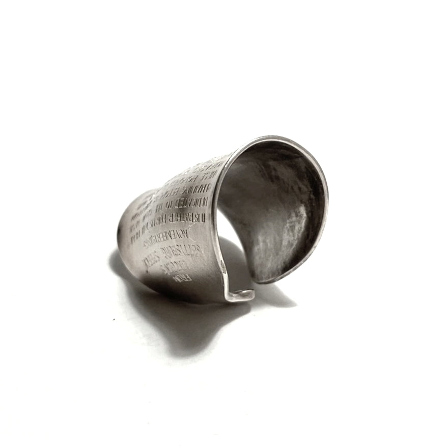 「つぼ」 Spoon Ring　No.4668　19号