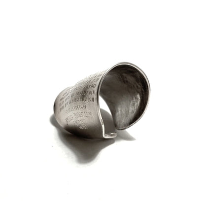 「つぼ」 Spoon Ring　No.4668　19号