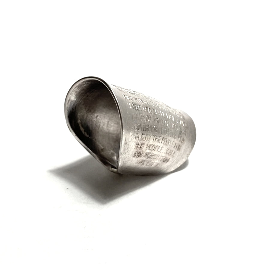 「つぼ」 Spoon Ring　No.4668　19号