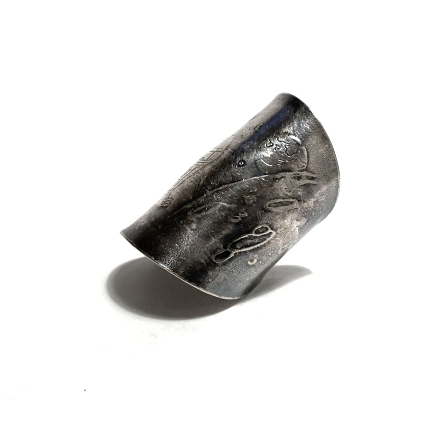 「つぼ」 Spoon Ring　No.4671　19号