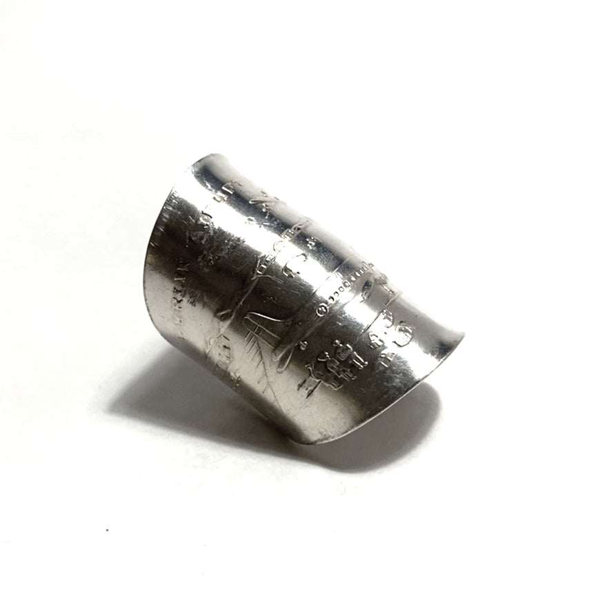 「つぼ」 Spoon Ring　No.4672　19号