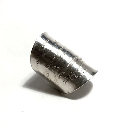 「つぼ」 Spoon Ring　No.4672　19号