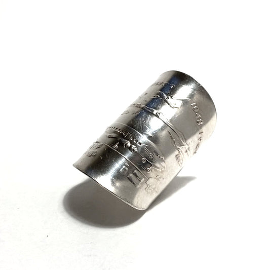 「つぼ」 Spoon Ring　No.4672　19号