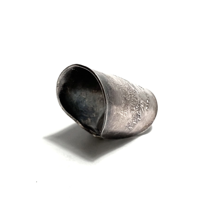 「つぼ」 Spoon Ring　No.4674　19号