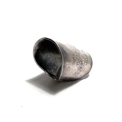「つぼ」 Spoon Ring　No.4674　19号