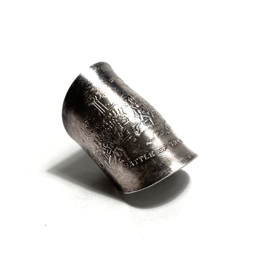 「つぼ」 Spoon Ring　No.4674　19号