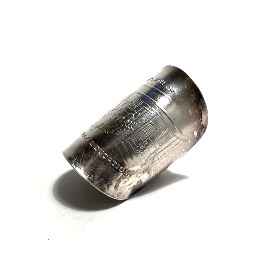 「つぼ」 Spoon Ring　No.4675　18号
