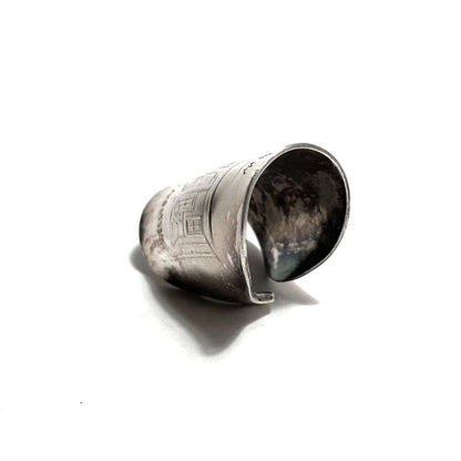 「つぼ」 Spoon Ring　No.4675　18号