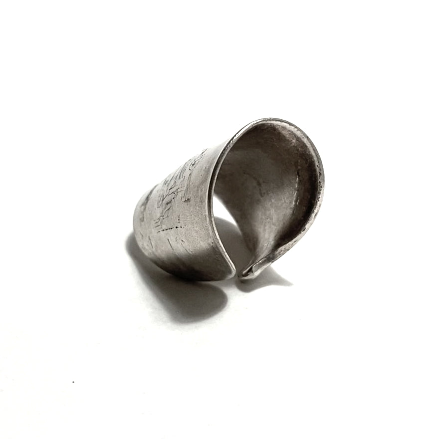 「つぼ」 Spoon Ring　No.4676　18号