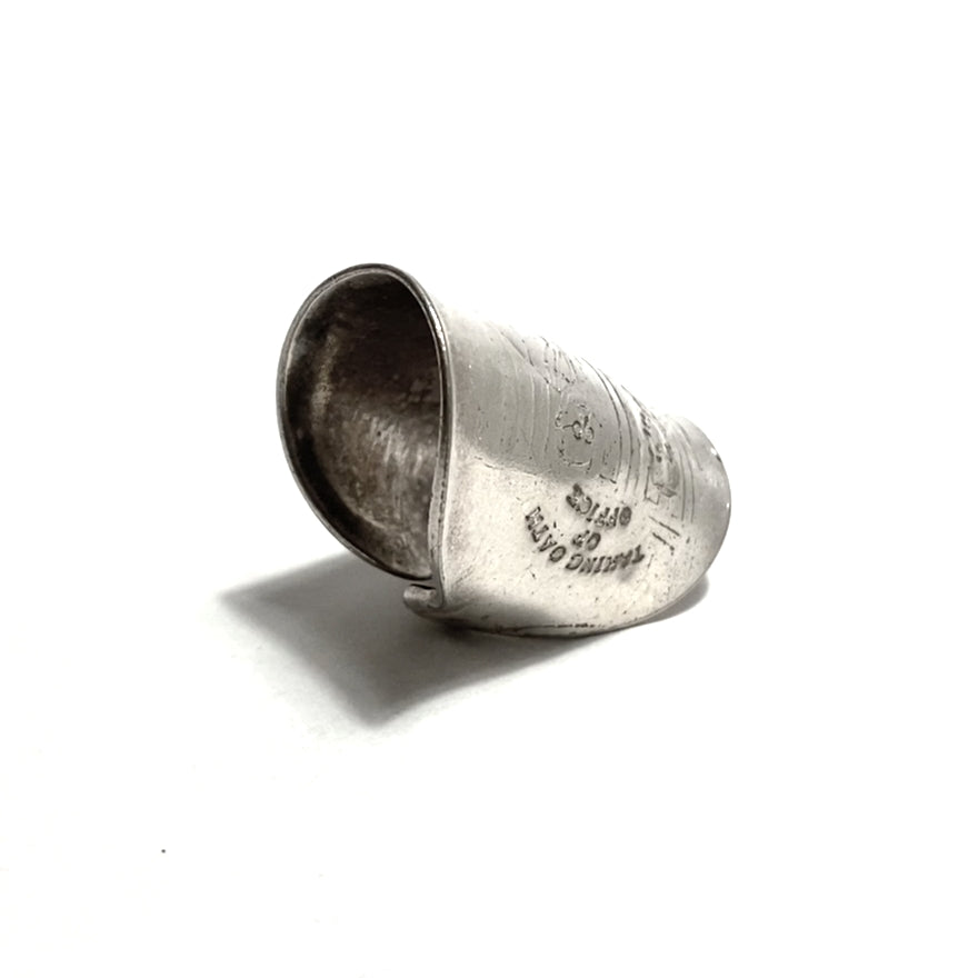 「つぼ」 Spoon Ring　No.4676　18号