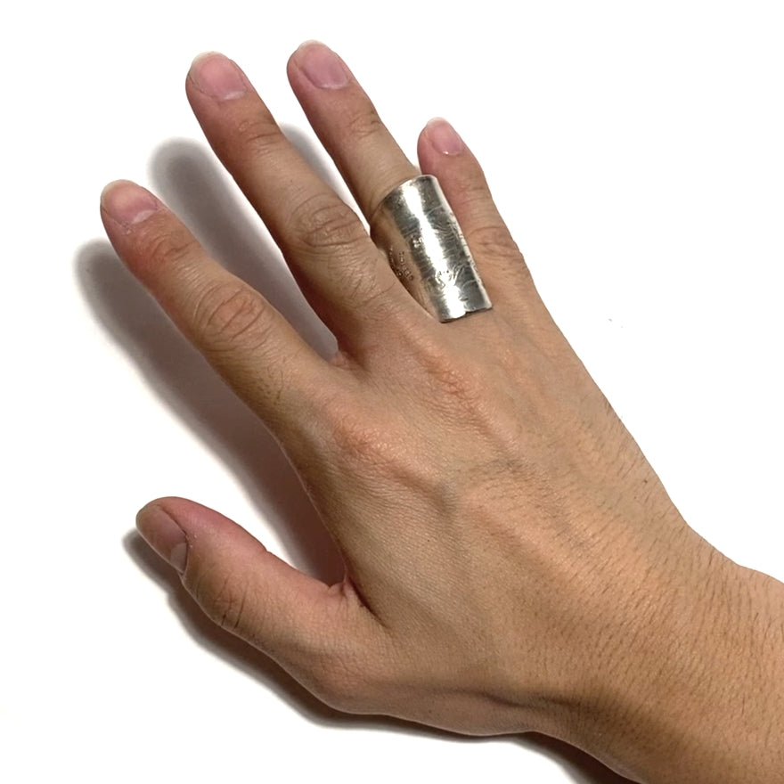 「つぼ」 Spoon Ring　No.4676　18号