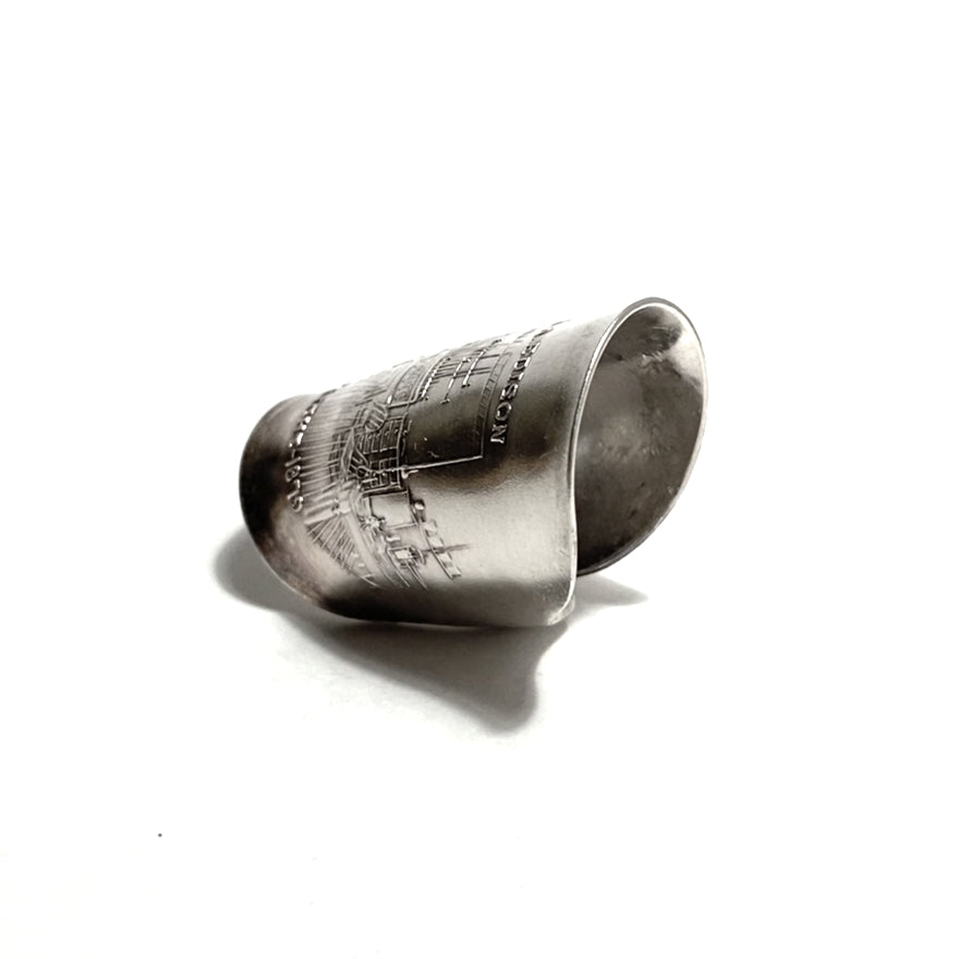 「つぼ」 Spoon Ring　No.4677　18号