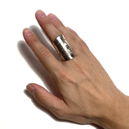 「つぼ」 Spoon Ring　No.4677　18号