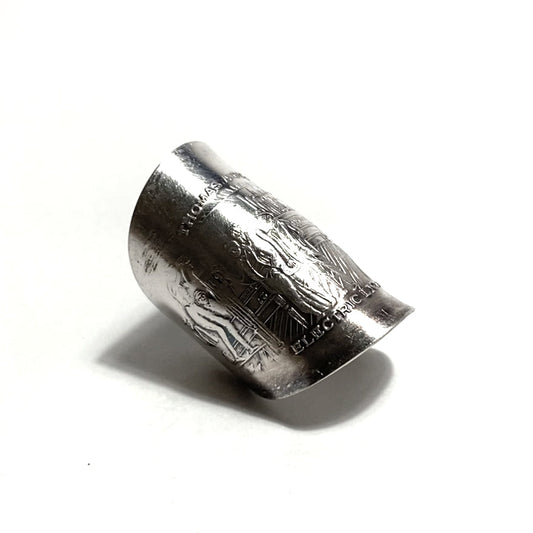 「つぼ」 Spoon Ring　No.4677　18号