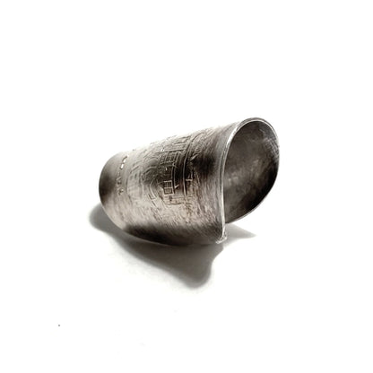 「つぼ」 Spoon Ring　No.4678　19号