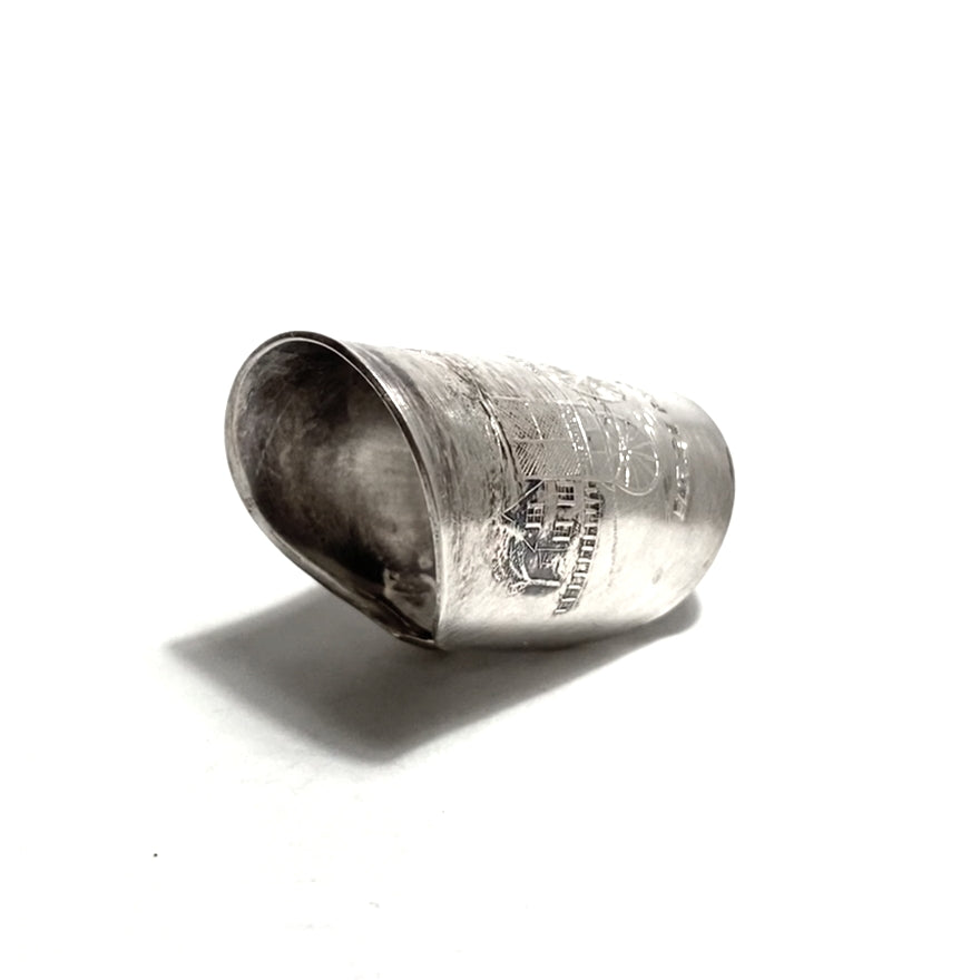 「つぼ」 Spoon Ring　No.4678　19号