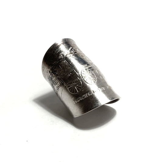 「つぼ」 Spoon Ring　No.4678　19号