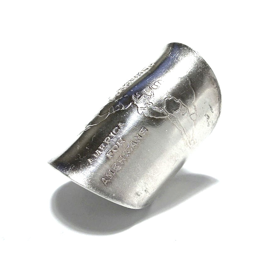 「つぼ」 Spoon Ring　No.5529　19号
