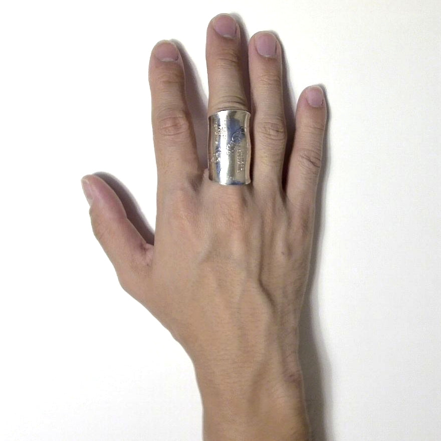 「つぼ」 Spoon Ring　No.5529　19号