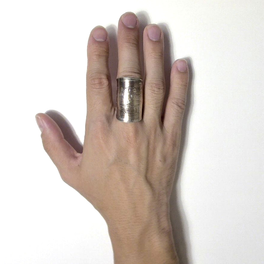 「つぼ」 Spoon Ring　No.5531　19号