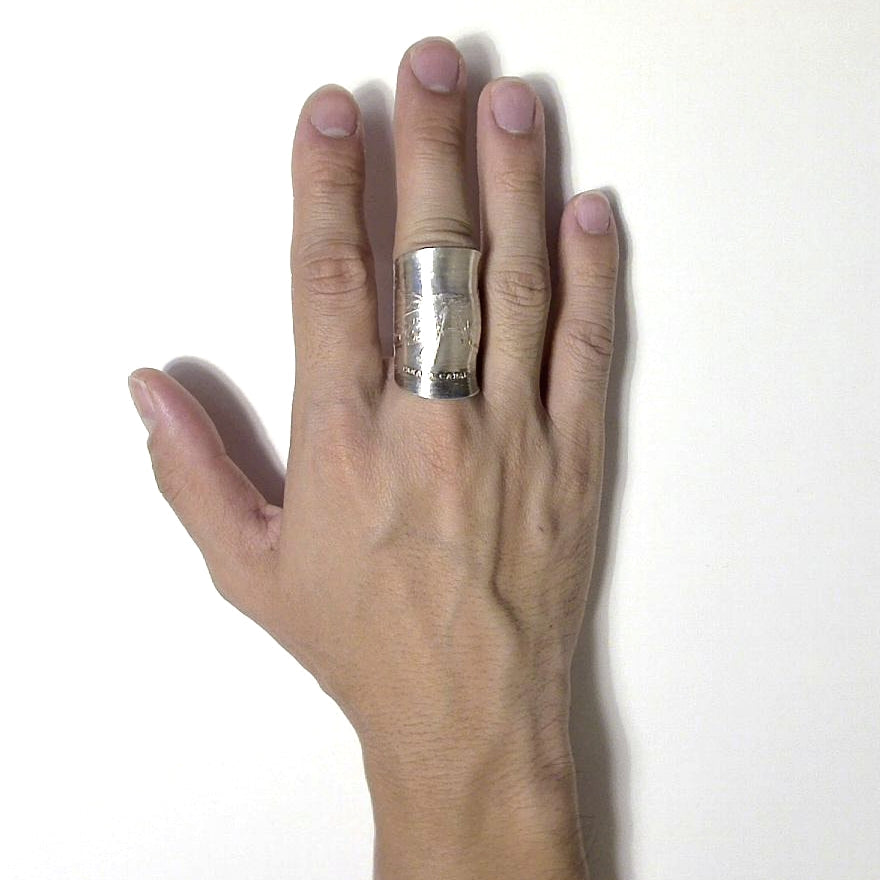 「つぼ」 Spoon Ring　No.5533　19号