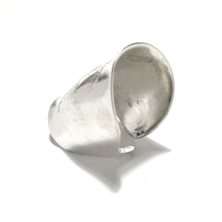 「つぼ」 Spoon Ring　No.5536　22号