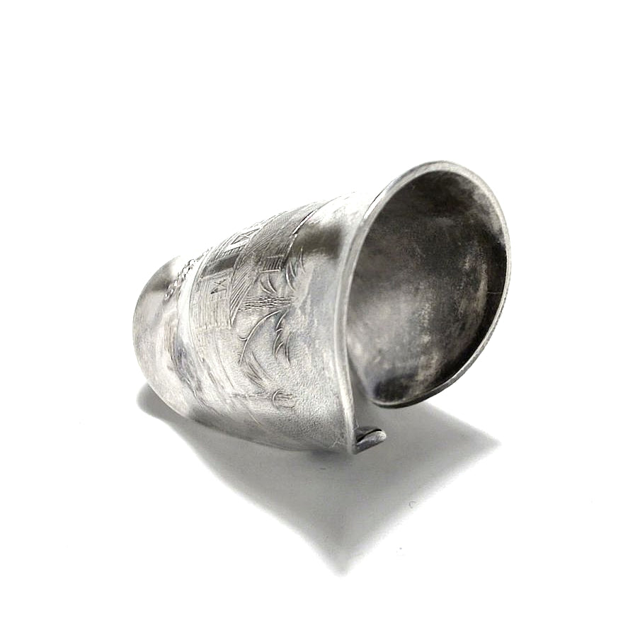 「つぼ」 Spoon Ring　No.5537　19号