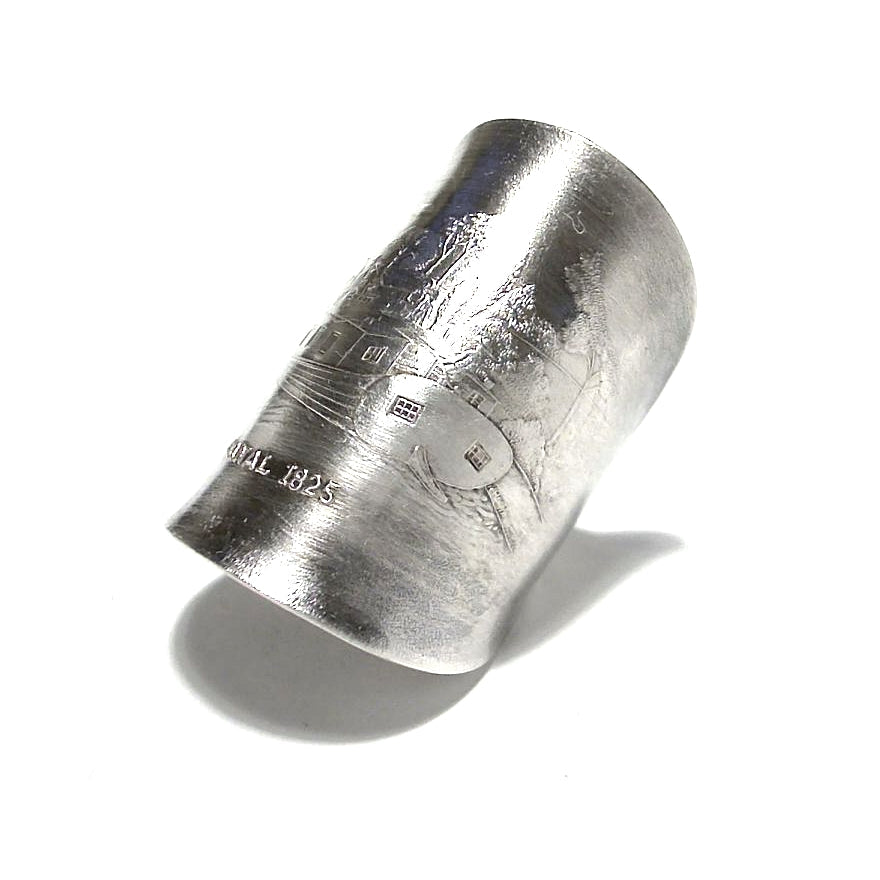 「つぼ」 Spoon Ring　No.5538　21号